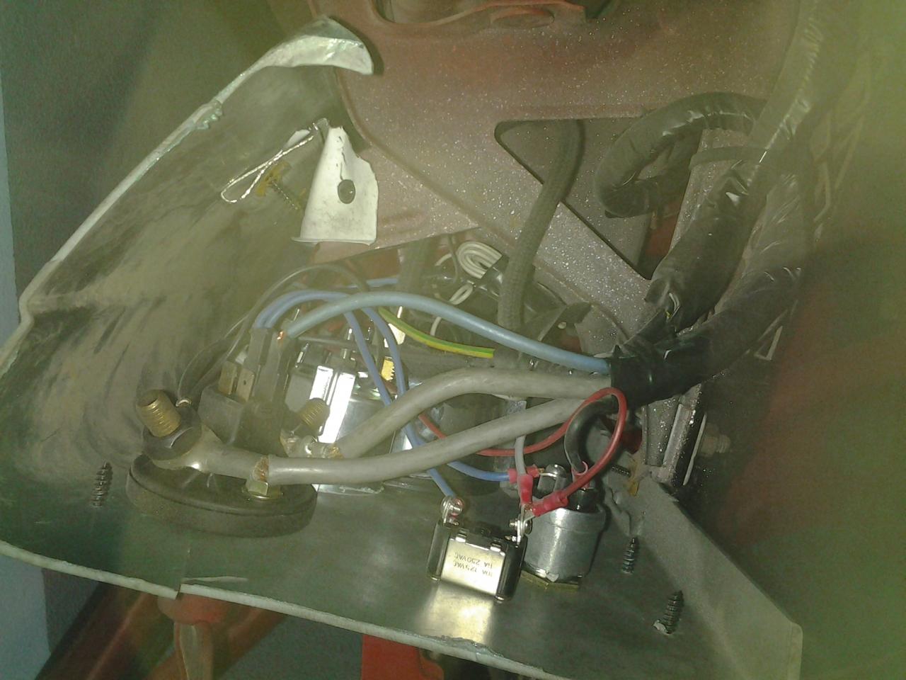 cableado cuadro antiguo
